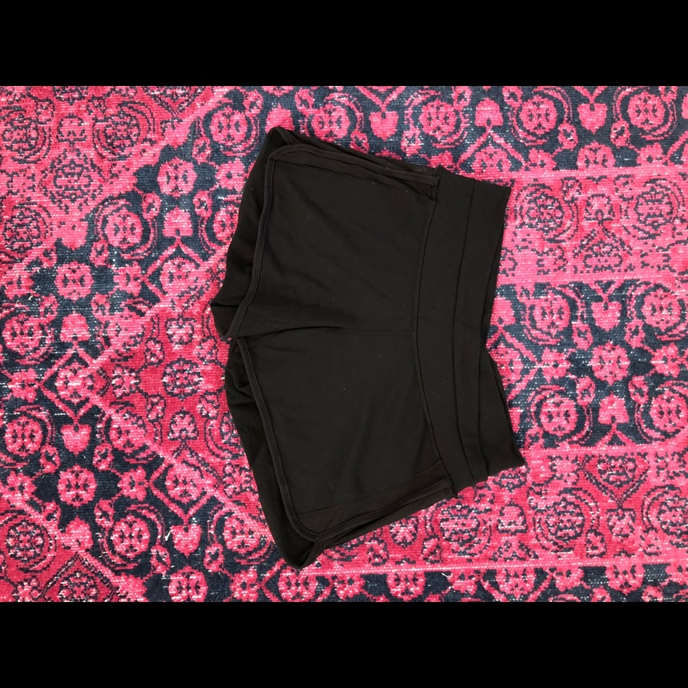 Black lululemon shorts